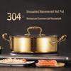 Naijiang Stainless Steel European Hammered Hot Pot