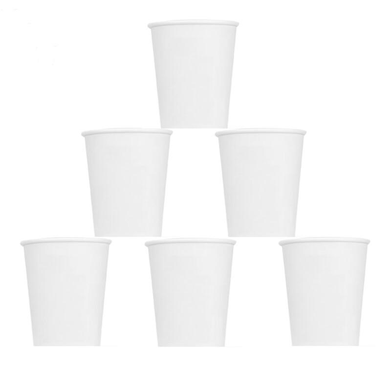 Disposable White Paper Cups