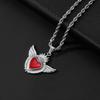 Love Angel Wings Necklace Titanium Steel Pendant Versatile Twist Chain Jewelry