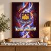 West Ham United FC Custom Name Text 5D Diamond Painting Kit DIY Full Drill Diamond Art Decoration