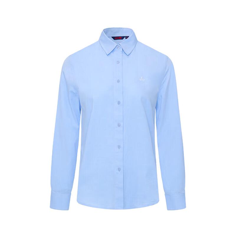 Navigare Women's 100% Cotton Solid Long-Sleeve Shirt