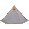 Tipi Camping Tent for 5 Persons Gray Waterproof