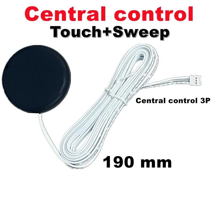 Sweep Dimmer Sensor Penetrating Switch DC 12V Wood Panel Touch Switch LED Dimmable Touch Sensing Hidden for Wood Home Lighting