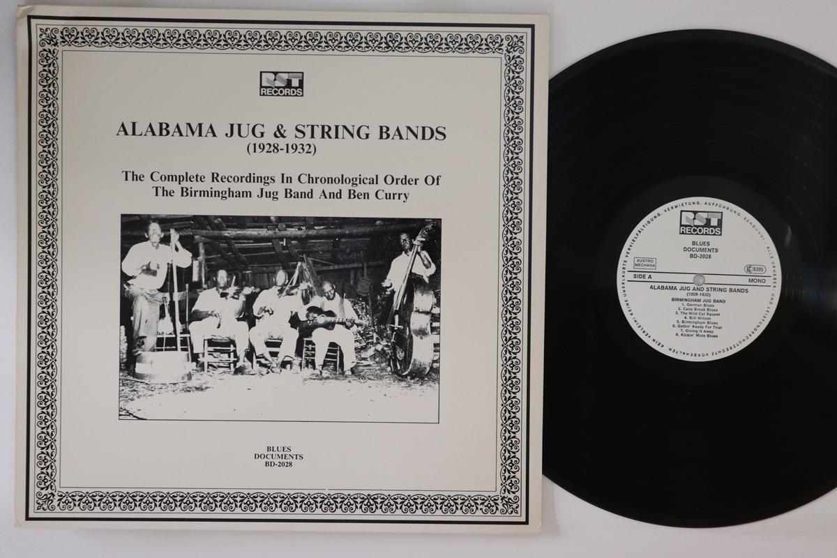 

LP Record VARIOUS Alabama Jug And String Bands 1928 BD2028 RST 1988 Austria Blues Used