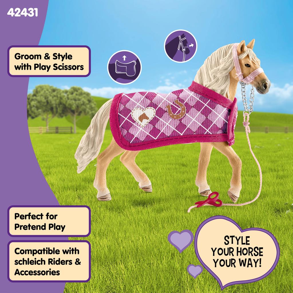 Schleich Horse Club Andalusian Horse Fashion Set 42431