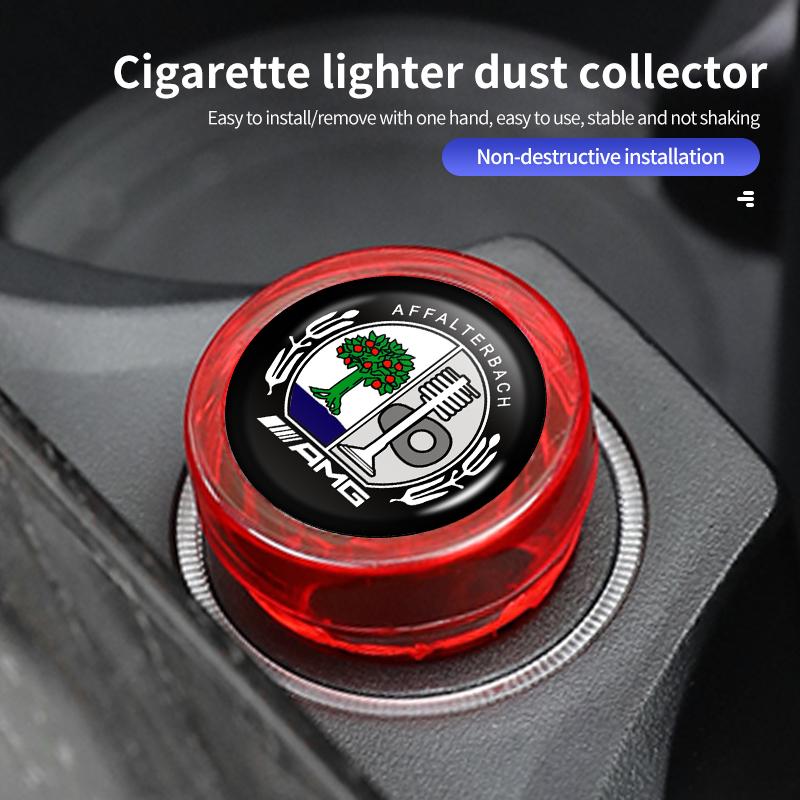Car Cigar Lighter Cover Dust Proof Cap Auto Decoration Plug For Mercedes Benz AMG W202 W212 W213 W220 W221 W222 C180 C200 C260 VS3