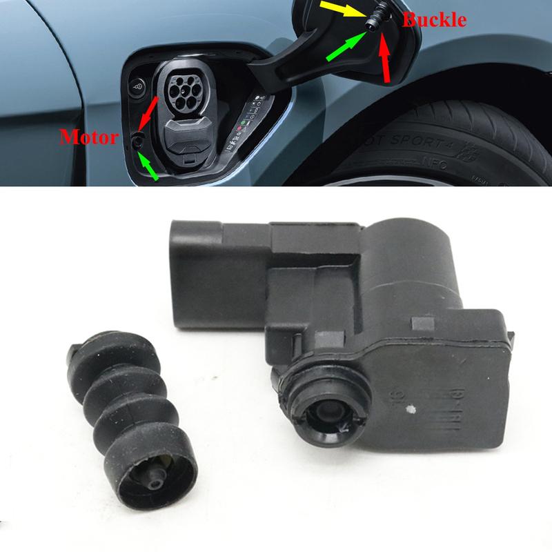 Ladeklappe Auto Feder Rückprallverschluss Schnappverschluss Ladeanschluss Kappe Sperrstift Motor Für Porsche Taycan 9J1 2019-2026