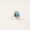 Natural Blue Copper Turquoise Gemstone 925 Sterling Silver Jewelry Handmade Ring RR-49-34