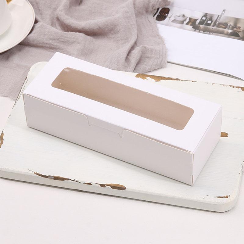 WTEMPO Rectangular Transparent Window Gift Boxes Foldable DIY Paper Birthday Wedding Party Favor Boxes Flower Soap Jewelry Dispaly Packaging Boxes