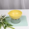 Bamboo Fiber Elevated Dowl Cats Dogs Feeder Creative Pet Food and Water Bowls with Stand Base Cute Puppy Feeding Products
