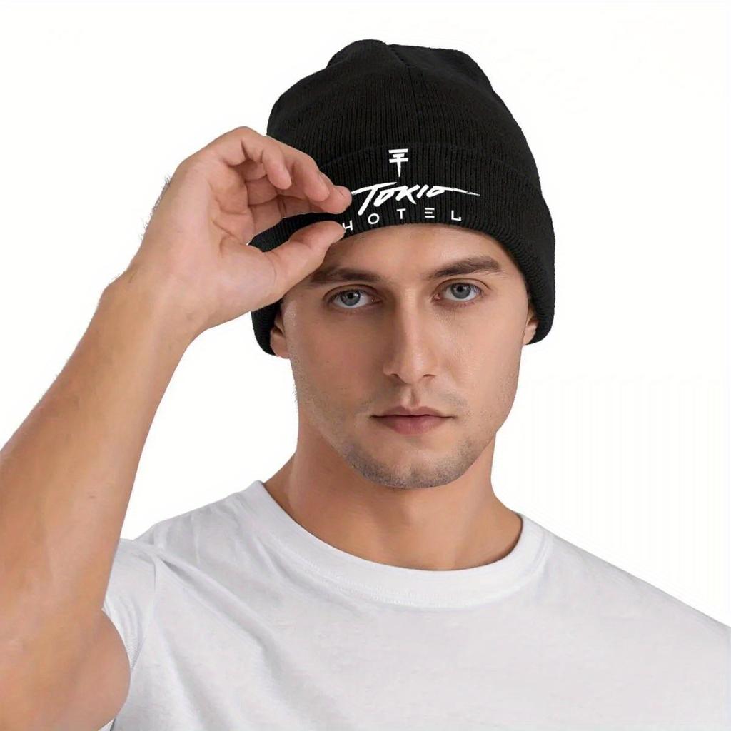 Tokio Hotel Bonnet Hats band Beanie Hats Custom Knitting Hat Winter Casual Female Male Outdoor Sport Head Wrap Cap