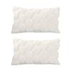2Pack Valentines Day Pink Plushes Cushions Cover Decorative Pillow Case for Home Ambiances for Sofa Bed Decorations
