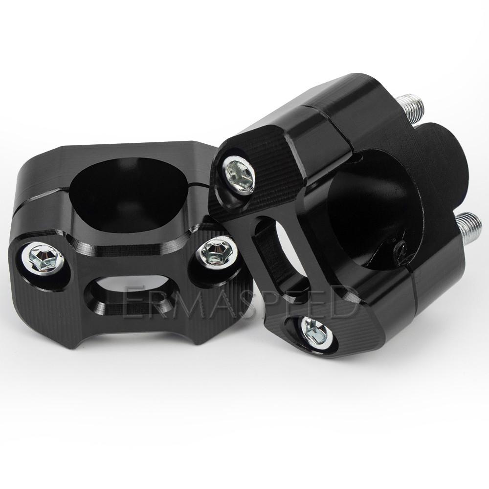 Motorcycle Handlebar Riser Mount Clamp 28mm 1 1/8" Universal Handlebar Fat Bar Risers Mount Clamp Fit for Dirt Bike