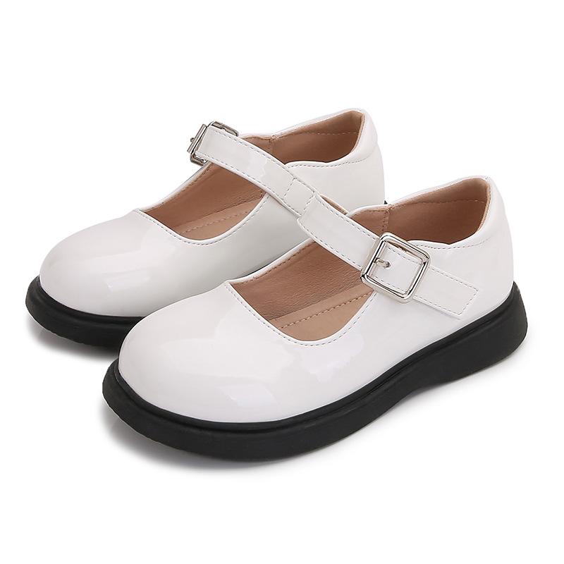 

Girls shoes, little girls British-style leather shoes, new spring and autumn models, soft-soled shoes for older children, student performance shoes 39