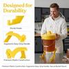 3Pcs Yellow Honey Bucket Rack Portable Uncapping Tank Holder Beehive Frame Holder  Beekeeping