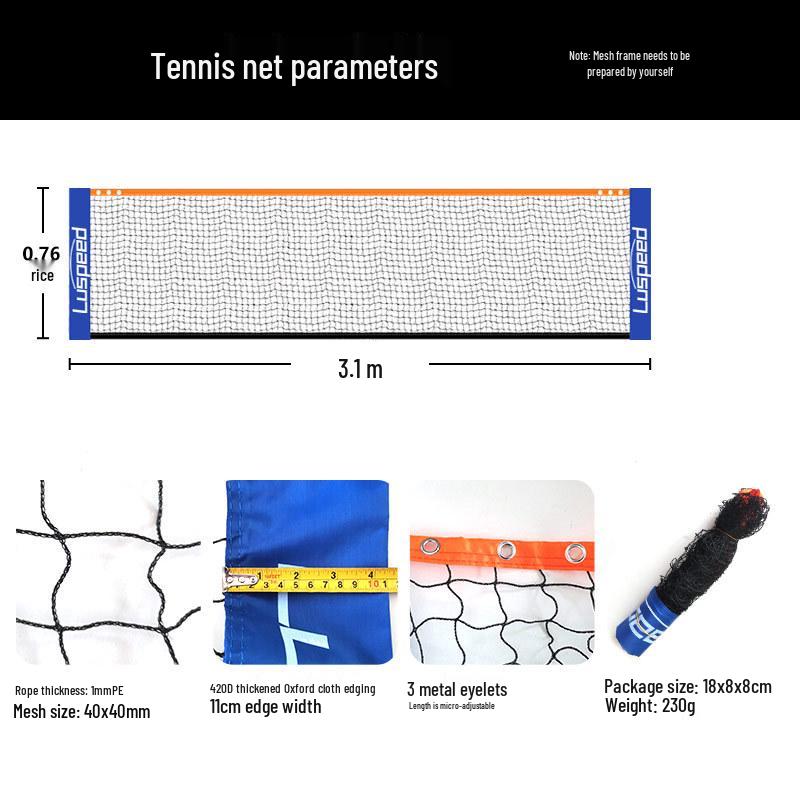 Luspeed Portable Badminton & Tennis Net Stand