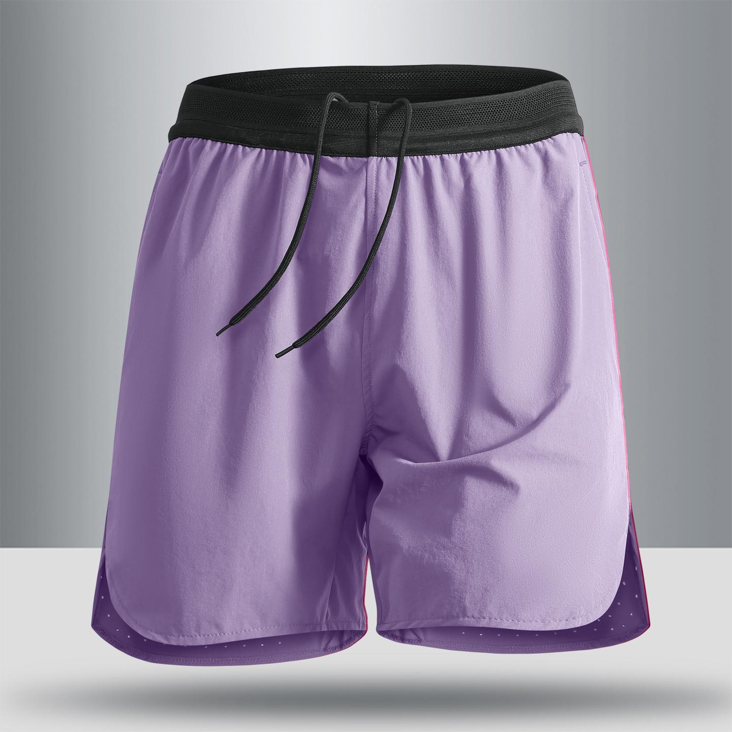 

Summer Ice Silk Women s Shorts, Women s Triple Pants, Training Running, Fitness, Leisure Pants, Running Speed Dry Pants, Women s Outdoor Beach Pants XL фіолетовий