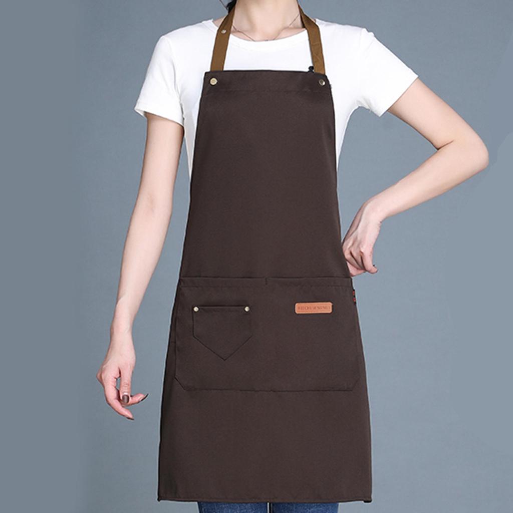 Water-Repellent Cooking Apron with Custom Print for Adults