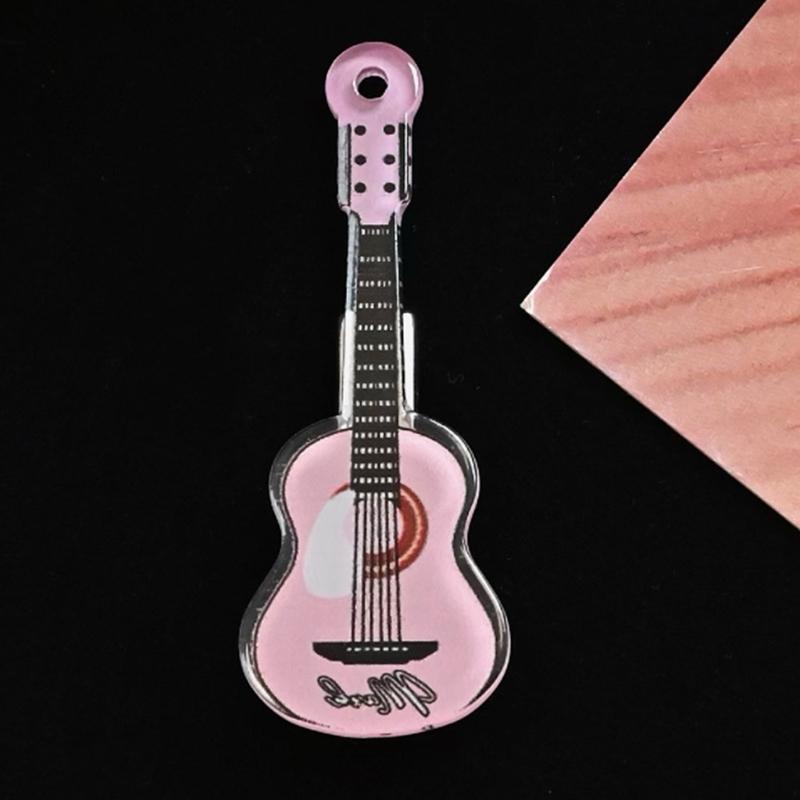 Gitarren Haarnadel für Teenager Elegante Haarspange 2000er Anime Mädchen Niedliche Haarform Dekorationen
