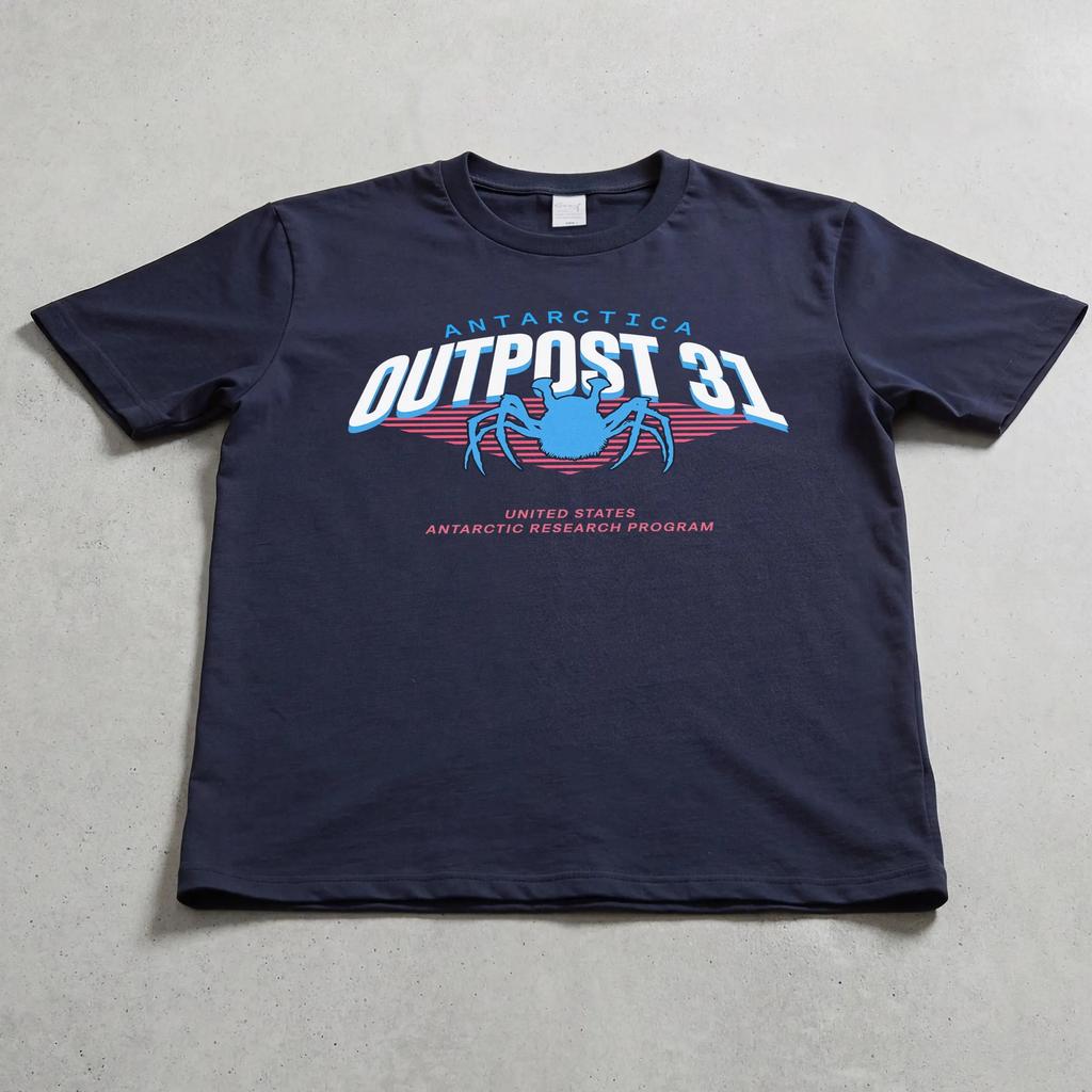 T-shirts With The Antarctic Research Base Logo 31 Retro Style T-shirts 80s Horror Movie