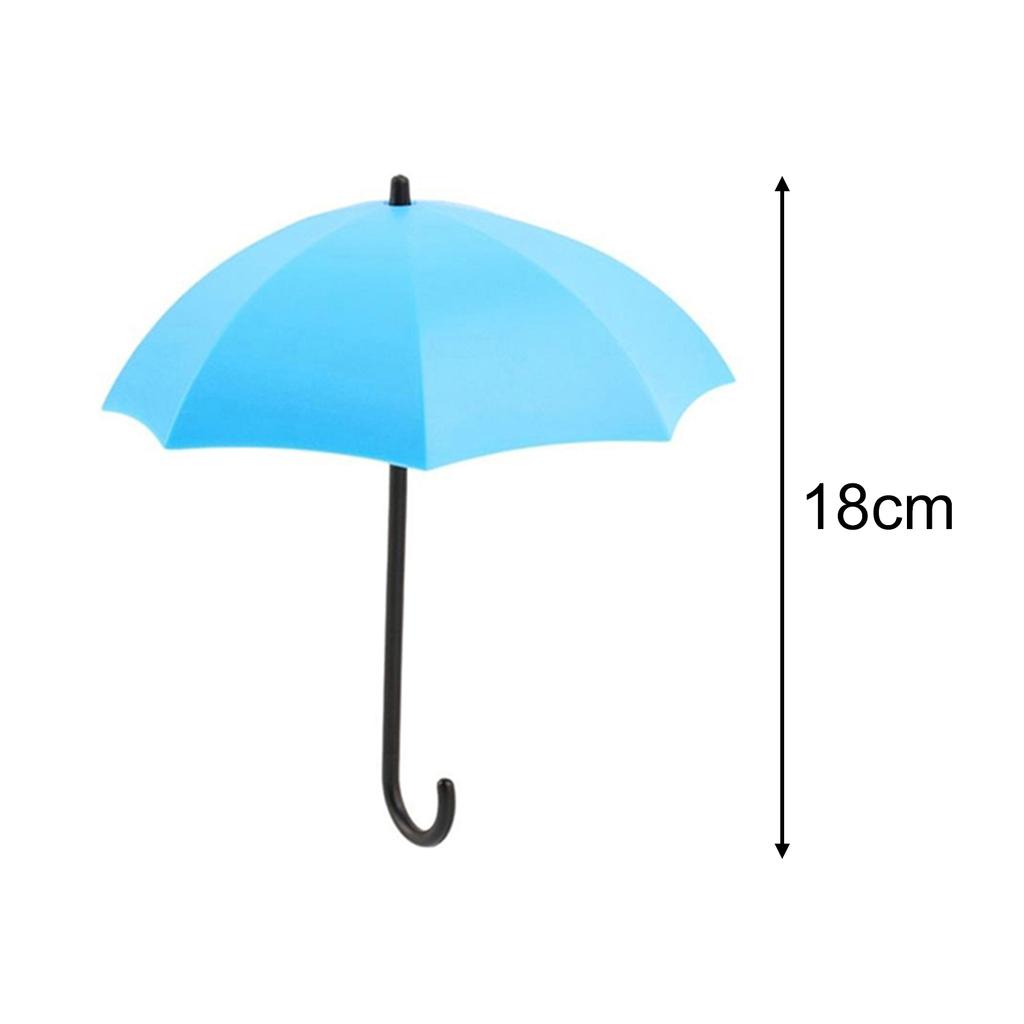 1/3/12/24/48 st Söt färgglad paraply Väggkrok Hårnål Nyckelhållare Organizer Inredning Presenter