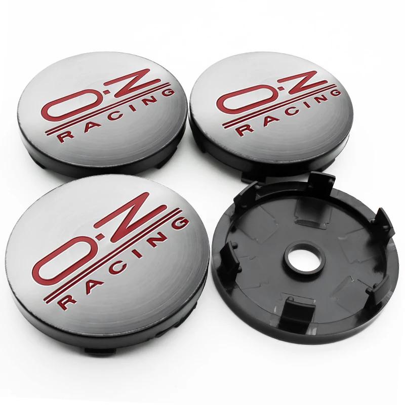 4Pcs/Set 56mm Decal + 60mm OZ Racing Logo Car Styling Emblem Wheel Center Hub Cap Rim Cover Stickers Auto Badge Tire Accessories