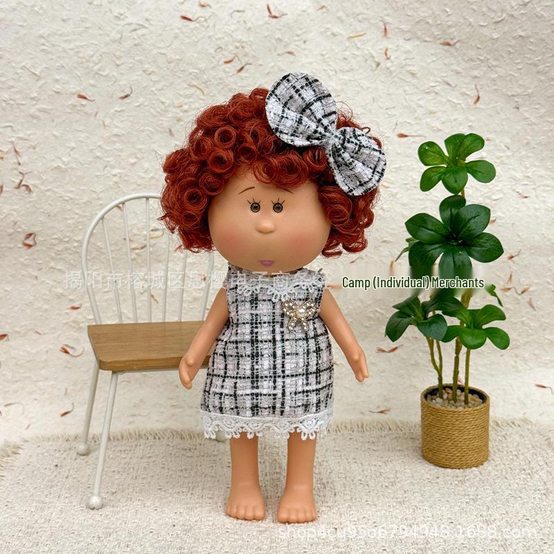 24cm Spanish Mia Potato Doll Dress-Up Set with Plush Outfit