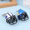 Kreativer Rugby-Helm Schlüsselanhänger Anhänger Sport Schmuck Mini Schlüsselring Tasche Ornament