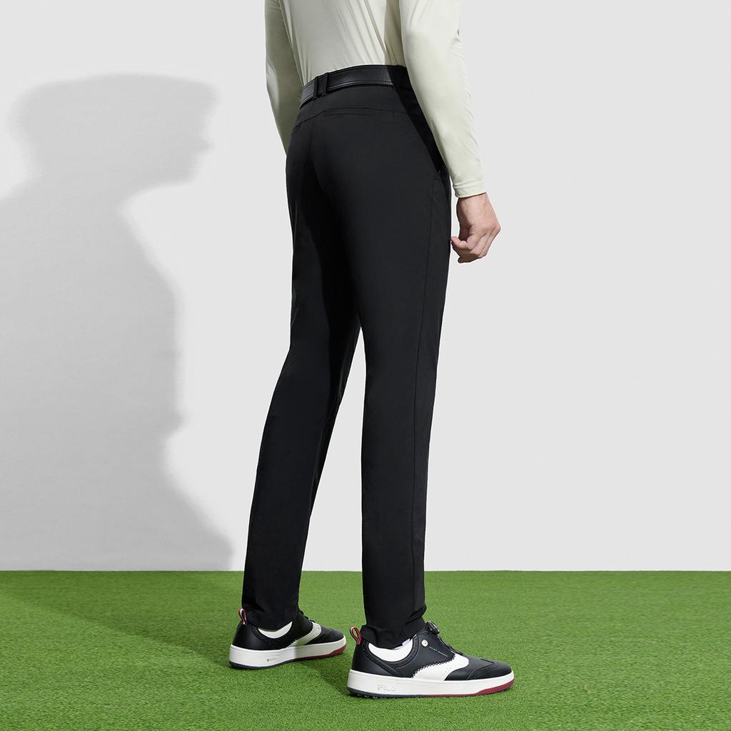 New FILA Knitted Sweatpants Men's Jet Black A11M335806F-BK