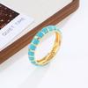 DIEZI Bracciali a Manetta Smaltati Bohemien 11 Colori Hip Hop Geometrici Irregolari Colore Oro Metallo Bracciale Largo Per Donne Uomini Gioielli