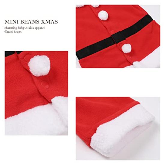 MiniBeans Santa Fleece Suit Suit, 3-Piece (90cm)