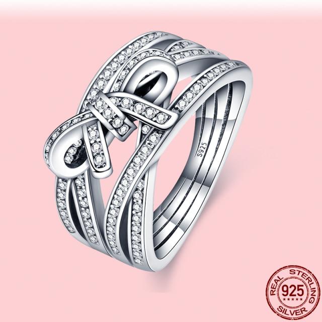  Sterling Silve Rings Popular Flower Lucky Rings Jewelry For Women Making Dorpshipping Rings TrendFlower Jewelry