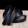 Men's High-Quality Korean Style Lychee Grain Leather Automatic Buckle Belt