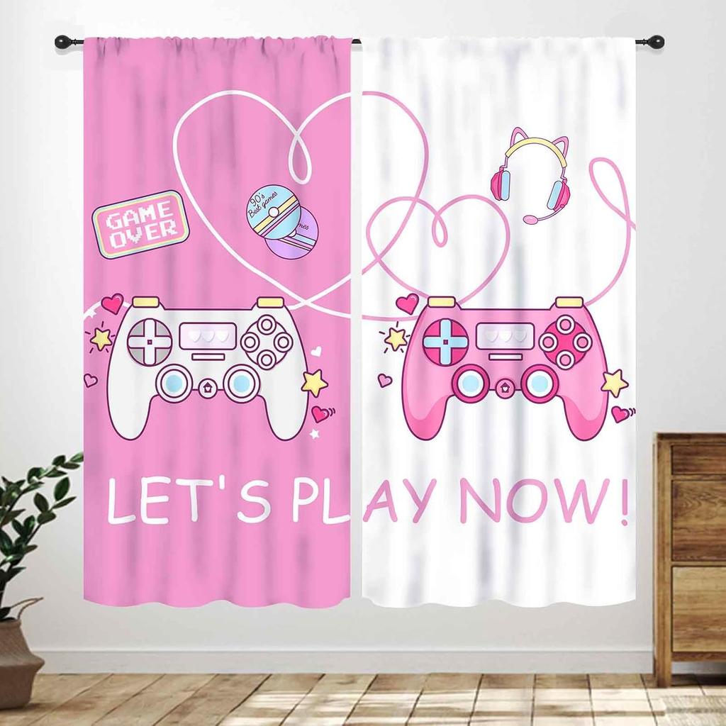 Basketball Curtains Teens Ball Sports Blue Red Flame Match Game Teen Boys Kids Bedroom Living Room Playroom Nursery Curtain For Sitting Polyester