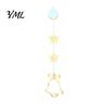 LED Window Decoration Star Moon Hanging Light, Warm String Lights, Christmas Tree Pendant Decorations Decorative Atmosphere Lamp for Home Holiday