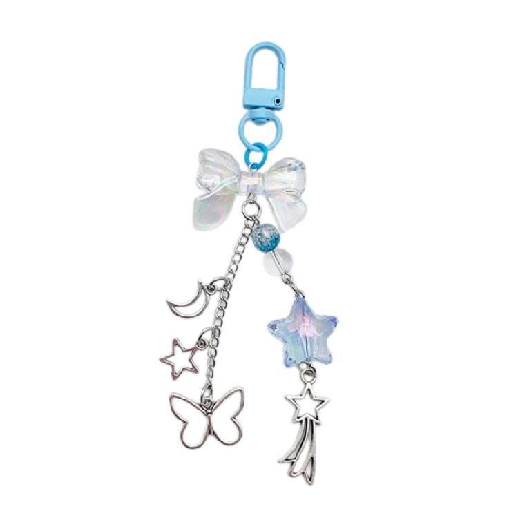 Creative Dolphin Pendant Keychain Bowknot Phone Charm Bowknot Keychain Pendant