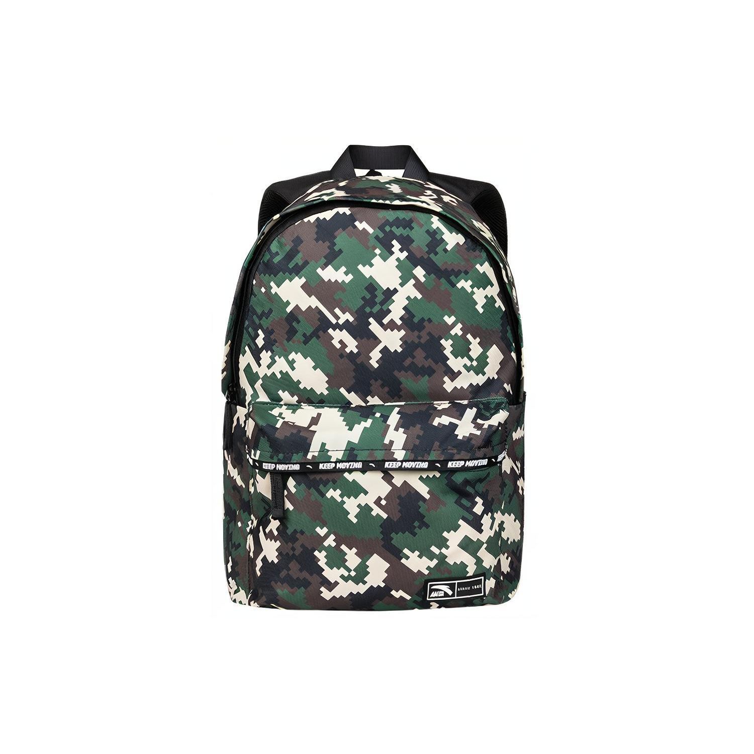 Anta Sports Trend New Casual Travel Fabric Backpack Unisex Backpack Leaf-Green 192218151-2 Grape Leaf Green