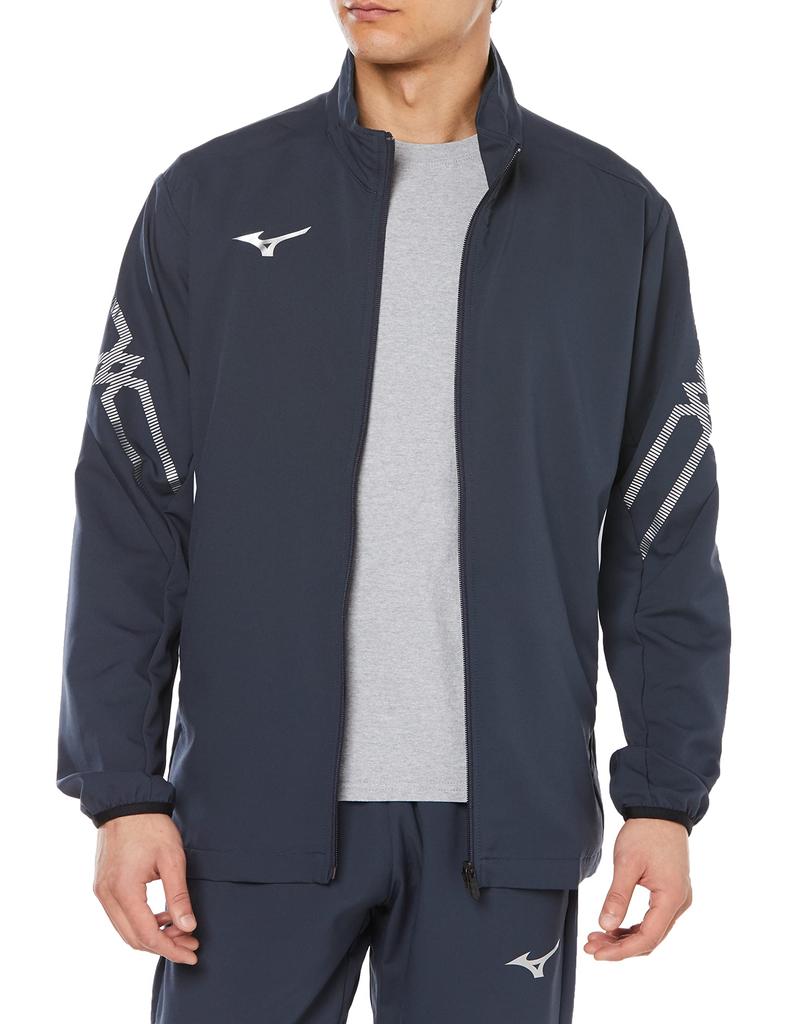 Mizuno MC Line Move Cross and Training College XL Jacket, Sweat-Wicking Quick-Drying, Wear, 32MCA130, Blue,