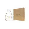 Coach Bolso de Hombro Teri 25 Logo Clásico Piel Sintética para Mujer Bolso de Hombro Blanco CA548-IMRFF