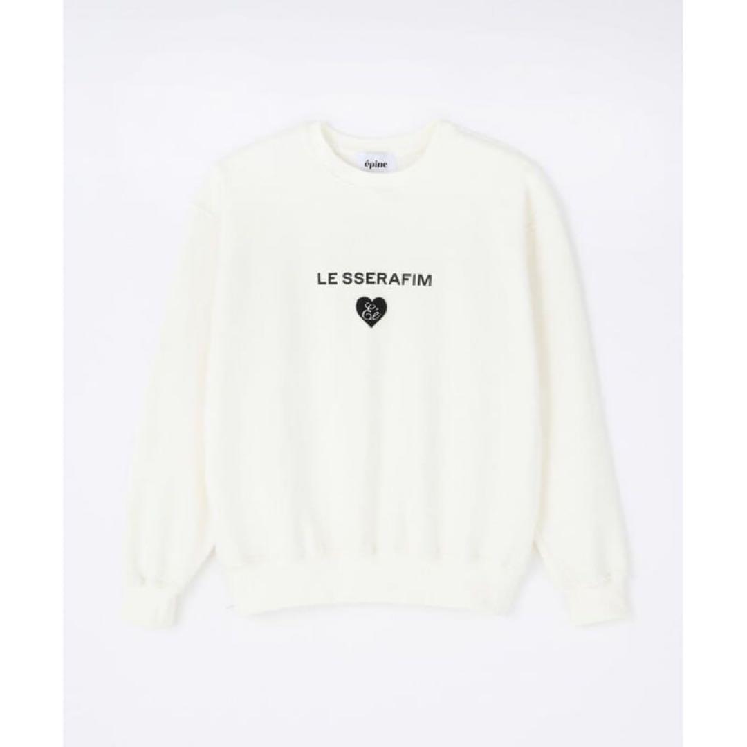 

[USED] LE SSERAFIM×épine logo Eé Wappen sweat