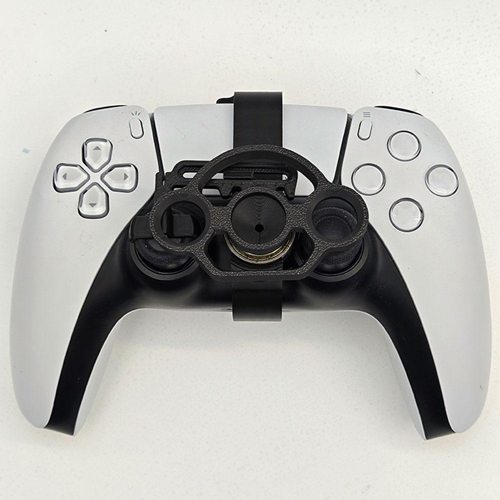 Sony PS5 PS5 Slim Yarış Oyunu Aksesuarları için Oyun Kontrolcüsü Direksiyon Simidi 3D Baskı Kolu Direksiyon Simidi Eklentisi