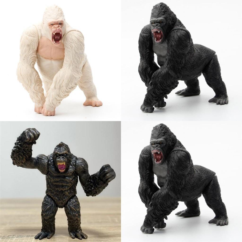 Original Bandai Shm King Kong Gorilla Model Toys Exquisite Action Figure For Childrens Gifts