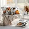 Autumn Pumpkin Decor Cushion Pillowcase Printed Polyester 45X45Cm Throw Pillowcover Decorative Sofa Cushion Pillowslip Decor