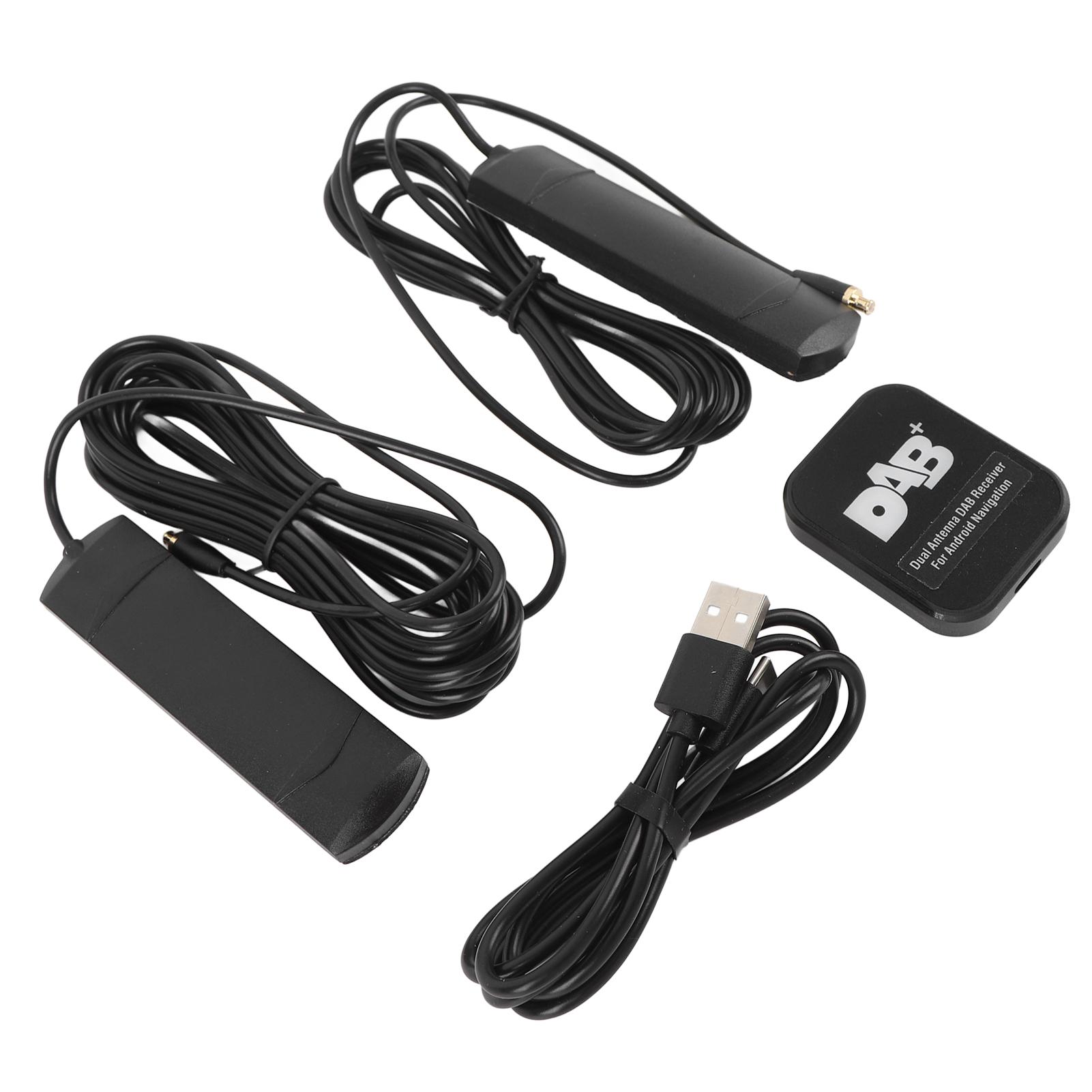 

Radio Receiver Clear Sound Car DAB Digital Radio Broadcast Receiver Kit with Antenna for Android