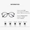 Fashionable Anti-blue Light Trendy Round Polished Glasses For Men With Myopia  Finished Eyeglasses
