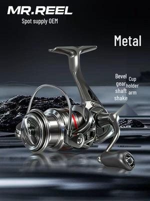 All-Metal Shallow Spool Precision Spinning Reel for Micro Lure Fishing