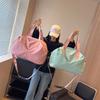Bag women's dry and wet separation shoe position training yoga bag large capacity hand luggage bag outdoor travel bag waterproof and lightweight