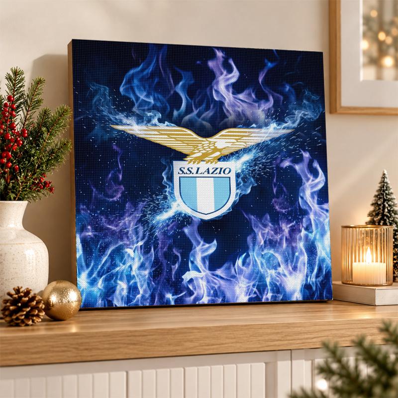 Lazio FC Diamond Painting Kit 5D Full Drill DIY Diamond Mosaic Wall Art Home Decor