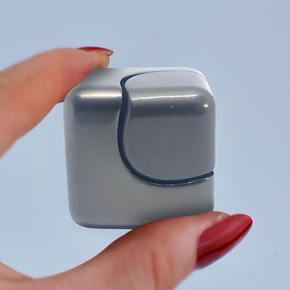 USA Fingertip Toy Alloy Hand Rotating Cube Portable Square Decompression