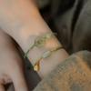 Empfohlener Schmuck: Hotan-Jaspis Friedensschnallen-Armband, Vintage-Armband Geschenk, Neues nationales Trend-Jaspisarmband für Damen